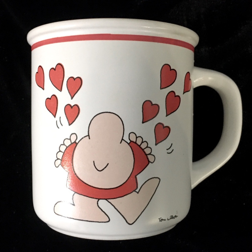 Vintage Ziggy “Hearts” Stoneware Mug
